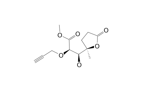 [5R-(1S,2R)]-5-(1-HYDROXY-2-METHOXYCARBONYL-2-[(PROP-2-YNYL)-OXY]-ETHYL)-5-METHYLDIHYDROFURAN-2-(3H)-ONE