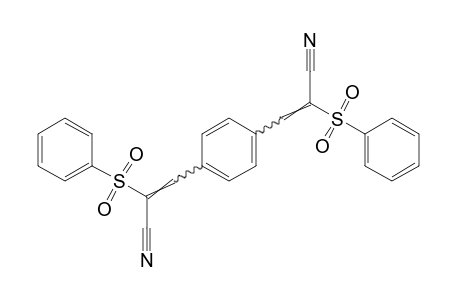 alpha,alpha'-BIS(PHENYLSULFONYL)-p-BENZENEDIACRYLONITRILE