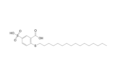 2-(hexadecylthio)-5-sulfobenzoic acid