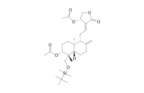 19-O-(TERT.-BUTYL-DIMETHYLSILYL)-3,14-O-DIACETYL-ANDROGRAPHOLIDE