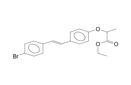 E-4-Bromo-4'-(1-[ethoxycarbonyl]-ethoxy)-stilbene