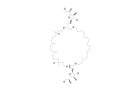 3,3'-O-(1,16-HEXADECAMETHYLENE)-BIS-[2-O-[(R)-3,7-DIMETHYLOCTYL]-1-O-(BETA-D-GALACTOFURANOSYL)-SN-GLYCEROL]