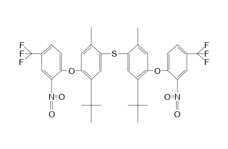 BIS{5-tert-BUTYL-4-[(2-NITRO-alpha,alpha,alpha-TRIFLUORO-p-TOLYL)OXY]-o-TOLYL}SULFIDE