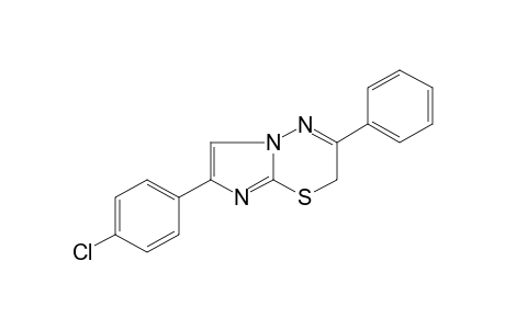 7-(p-chlorophenyl)-3-phenyl-2H-imidazo[2,1-b][1,3,4]thiadiazine