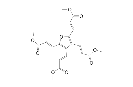 (2E,2'E,2''E,2'''E)-Tetramethyl-3,3',3'',3'''-(furan-2,3,4,5-tetrayl)tetraacrylate