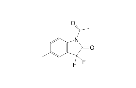 N-ACETYL-3,3-DIFLUORO-5-METHYL-2-OXO-INDOLE