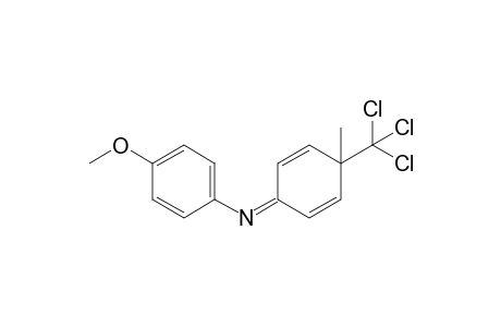 1-(4-Methoxyphenylimino)-4-methyl-4-trichloromethyl-2,5-cyclohexadiene