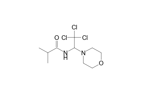 2-methyl-N-[2,2,2-trichloro-1-(4-morpholinyl)ethyl]propanamide