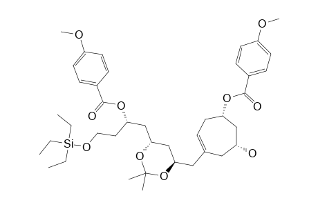 #26;(-)-(1S,6R)-6-HYDROXY-4-[[[(4R,6S)-6-[(2R)-2-(4-METHOXYBENZOYL)-OXY]-4-[(TRIETHYLSILYL)-OXY]-BUTYL]-2,2-DIMETHYL-1,3-DIOXAN-4-YL]-METHYL]-CYCLOHEPT-