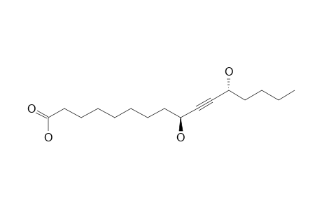 GALLICYNOIC_ACID_H;9-S,12-R-DIHYDROXYHEXADEC-10-YNOIC_ACID