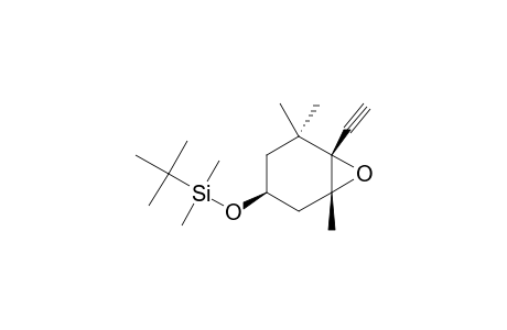 TERT.-BUTYLDIMETHYLSILYL-(1R,3S,6R)-6-ETHYNYL-1,5,5-TRIMETHYL-7-OXA-BICYCLO-[4.1.0]-HEPTAN-3-YL-ETHER