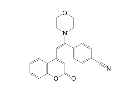 (E)-4-(1-Morpholino-2-(2-oxo-2H-chromen-4-yl)vinyl)benzonitrile