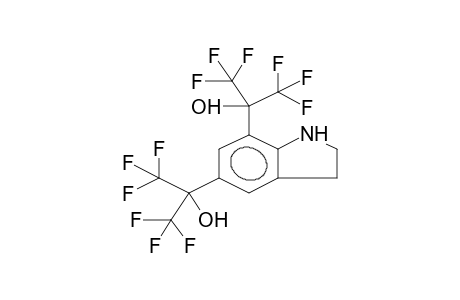 5,7-DI(ALPHA-HYDROXYHEXAFLUOROISOPROPYL)INDOLINE