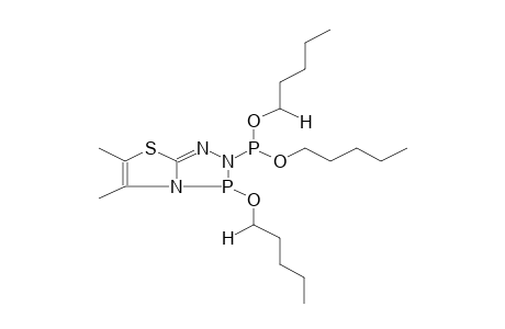 2-(DIPENTYLOXYPHOSPHINO)-3-PENTYLOXY-5,6-DIMETHYLTHIAZOLO[2,3-D]-1,2-DIHYDRO-1,2,4,3-TRIAZAPHOSPHOLE