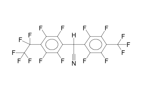 (4-PENTAFLUOROETHYLTETRAFLUOROPHENYL)(4'-TRIFLUOROMETHYLTETRAFLUOROPHENYL)CYANOMETHANE