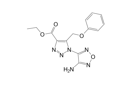 1-(4-Amino-furazan-3-yl)-5-phenoxymethyl-1H-[1,2,3]triazole-4-carboxylic acid ethyl ester