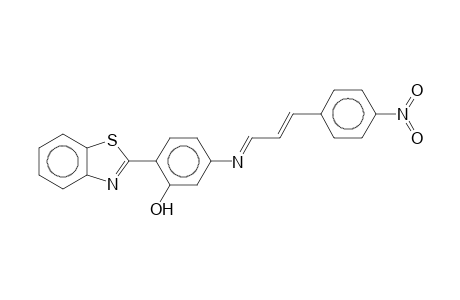 2-(2-Benzothiazolyl)-5-{[3-(4-nitrophenyl)allylidene]amino}phenol