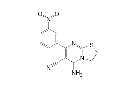 7-(3'-Nitrophenyl)-5-aminothiazolidino[3,2-a]pyrimidine-6-carbonitrile