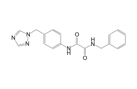 ethanediamide, N~1~-(phenylmethyl)-N~2~-[4-(1H-1,2,4-triazol-1-ylmethyl)phenyl]-