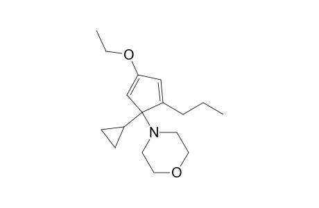 4-(1-cyclopropyl-4-ethoxy-2-propyl-1-cyclopenta-2,4-dienyl)morpholine