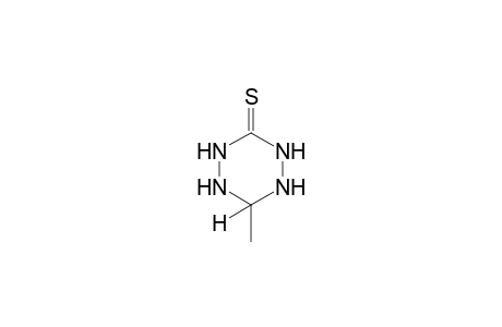 6-methyltetrahydro-s-tetrazine-3(2H)-thione