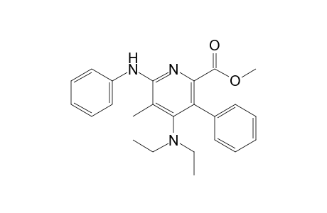 4-(N,N-Diethylamino)-6-methoxycarbonyl-3-methyl-5-phenyl-2-phenylaminopyridine