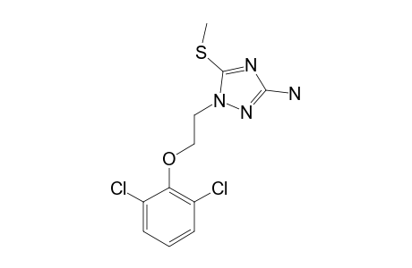 5-Amino-2-(2-[2,6-dichloro-phenoxy]-ethyl)-3-methylthio-1,2,4-triazole