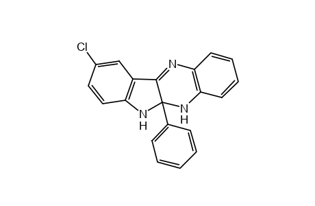 9-chloro-5a,6-dihydro-5a-phenyl-5H-indolo[2,3-b]quinoxaline