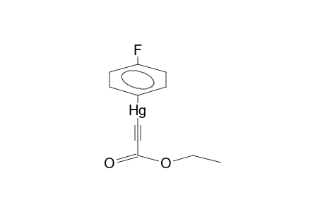 4-FLUOROPHENYL(ETHOXYCARBONYLETHYNYL)MERCURY