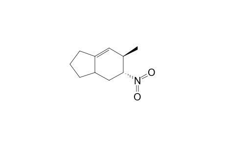 (5R*,9S*)-3(R*)-Methyl-4(R*)-nitrobicyclo[4.3.0]non-1-ene