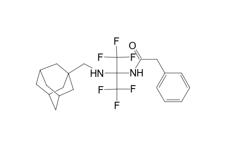 N-[1-[(adamantan-1-ylmethyl)-amino]-2,2,2-trifluoro-1-trifluoromethyl-ethyl]-2-phenyl-acetamide