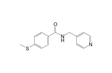 p-(methylthio)-N-[(4-pyridyl)methyl]benzamide