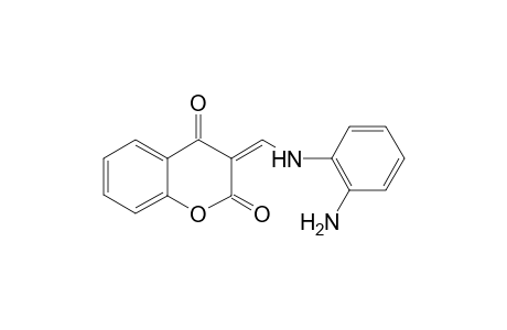 (3Z)-3-[[(2-AMINOPHENYL)-AMINO]-METHYLIDENE]-CHROMANE-2,4(3H)-DIONE