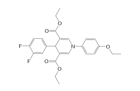 4-(3,4-difluorophenyl)-1-(4-ethoxyphenyl)-4H-pyridine-3,5-dicarboxylic acid diethyl ester