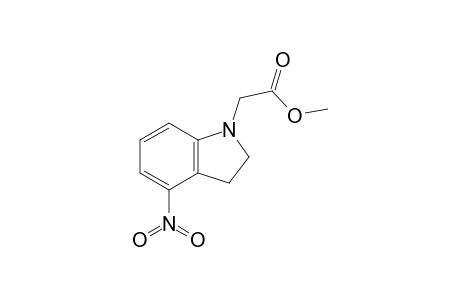 Methyl 4-nitro-2,3-dihydroindolyl-acetate