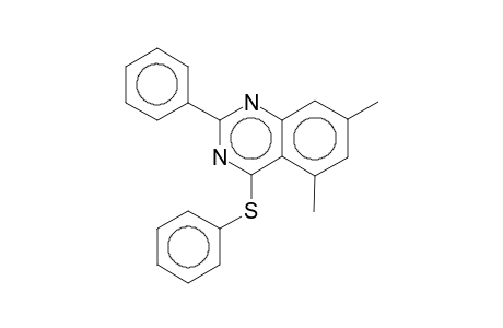 5,7-Dimethyl-2-phenyl-4-phenylsulfanyl-quinazoline