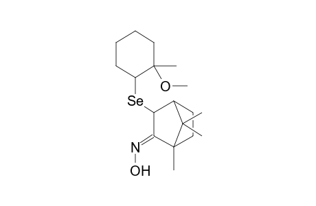 1-Methoxy-1-methyl-2-[2-oxyimino-3-bornylseleno]cyclohexane