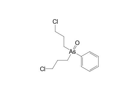 Arsine oxide, bis(3-chloropropyl)phenyl-