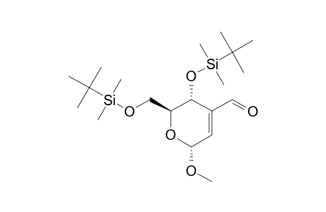 METHYL-2,3-DIDEOXY-3C-FORML-4,6-O-DITERT.-BUTYL-DIMETHYLSYLYL-ALPHA-D-ERYTHRO-HEX-2-ENOPYRANOSIDE