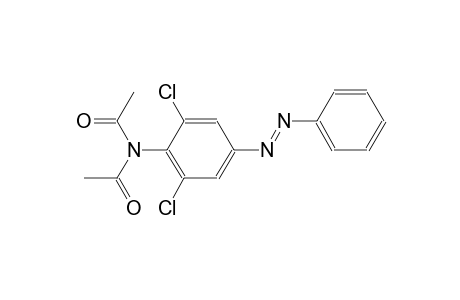 N-acetyl-N-{2,6-dichloro-4-[(E)-phenyldiazenyl]phenyl}acetamide