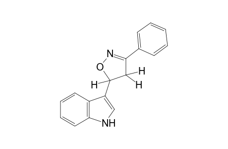 3-(3-phenyl-2-isoxazolin-5-yl)indole