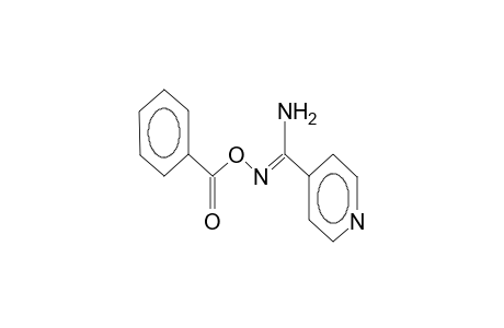 4-pyridinecarboximidamide, N'-(benzoyloxy)-