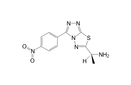 1-{3'-(4"-Nitrophenyl)-[1,2,4]triazolo[3,4-b]thiadiazol-6'-yl}-ethylamine