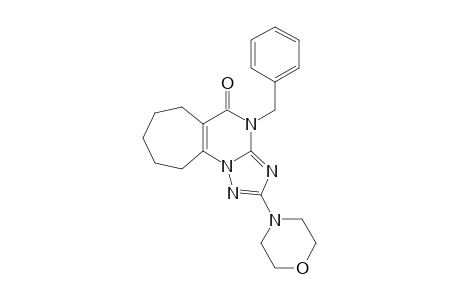 11-BENZYL-5,6,7,8,9,11-HEXAHYDRO-2-MORPHOLINO-[E]-[1,2,4]-TRIAZOLO-[1,5-A]-PYRIMIDIN-10-ONE