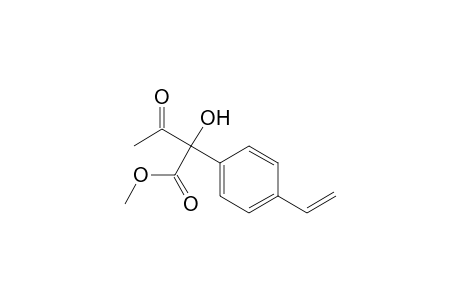 Methyl .alpha.-acetyl-(4-ethenyl)mandelate