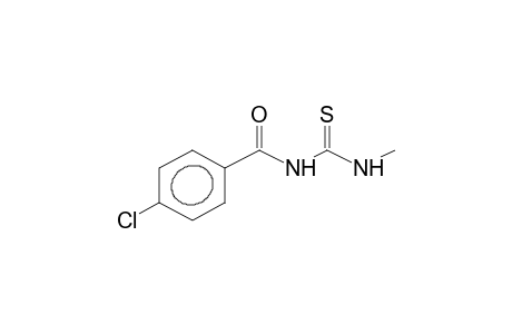 N-(4-CHLOROBENZOYL)-N'-METHYLTHIOUREA