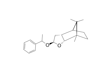 [2S-(2-ALPHA(R*),3A-ALPHA,4-ALPHA,7-ALPHA,7A-ALPHA)]-OCTAHYDRO-7,8,8-TRIMETHYL-2-(1-PHENYLETHOXY)-4,7-METHANOBENZOFURANE