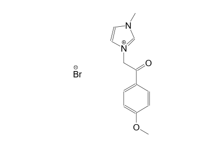 3-[2-(4-methoxyphenyl)-2-oxoethyl]-1-methyl-1H-imidazol-3-ium bromide