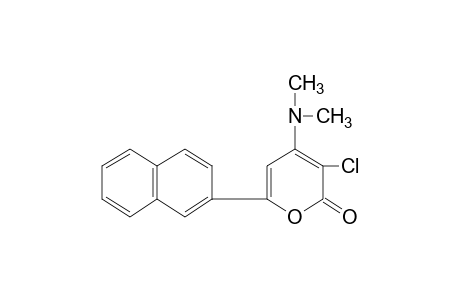 3-chloro-4-(dimethylamino)-6-(2-naphthyl)-2H-pyran-2-one