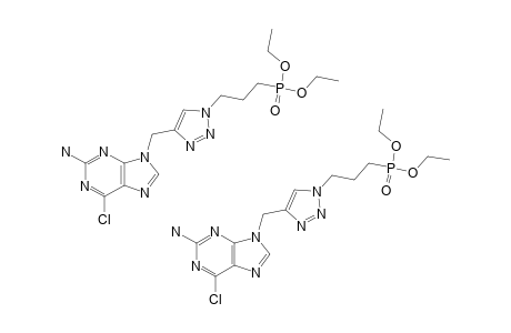 DIETHYL-3-[4-[(2-AMINO-6-CHLORO-9H-PURIN-9-YL)-METHYL]-1H-1,2,3-TRIAZOL-1-YL]-PROPYLPHOSPHONATE